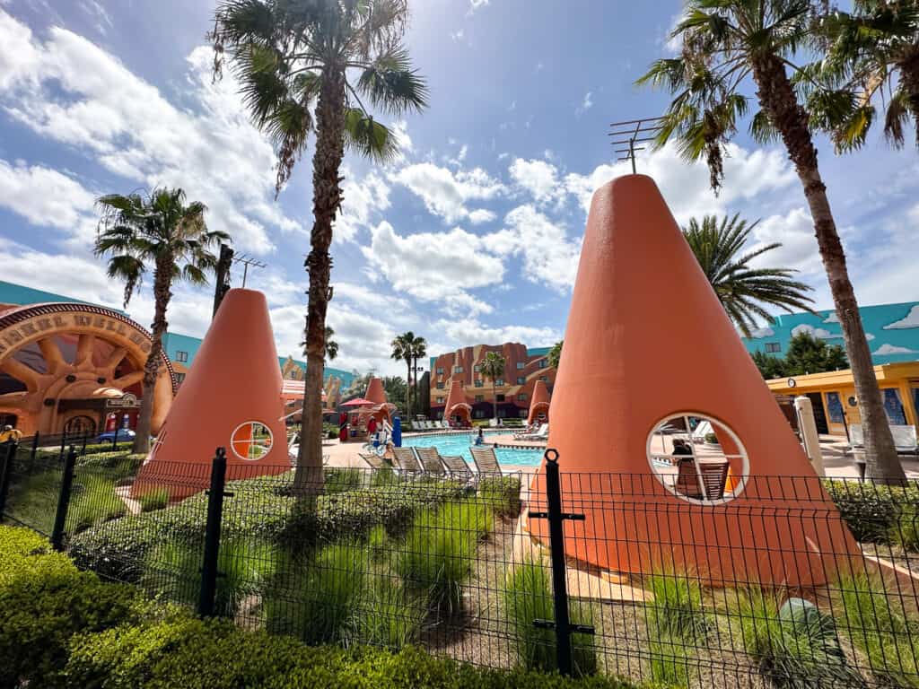 Cozy Cone pool Cars section Disney's Art of Animation Resort
