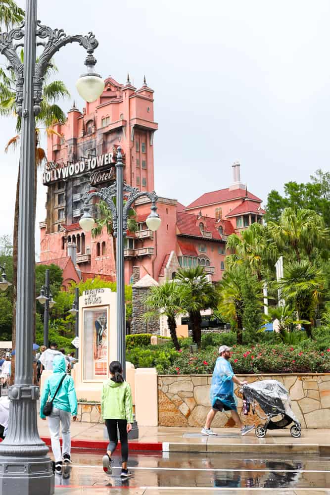 Hollywood Studios in the rain