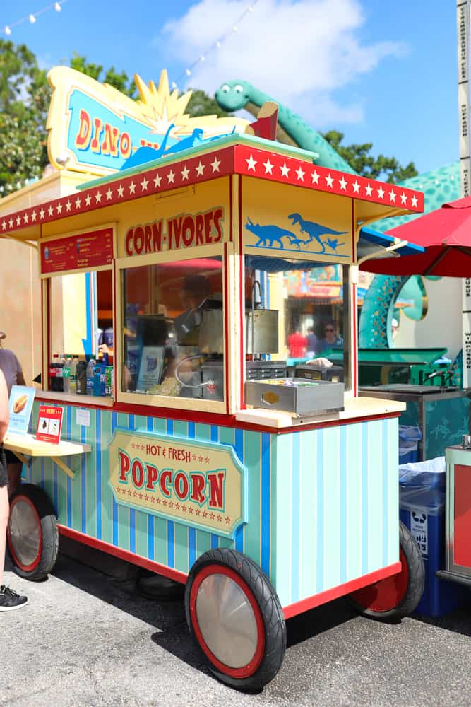 popcorn stand at animal kingdom