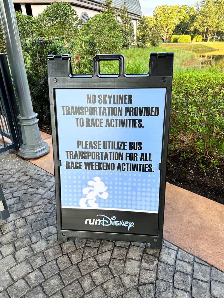 runDisney sign