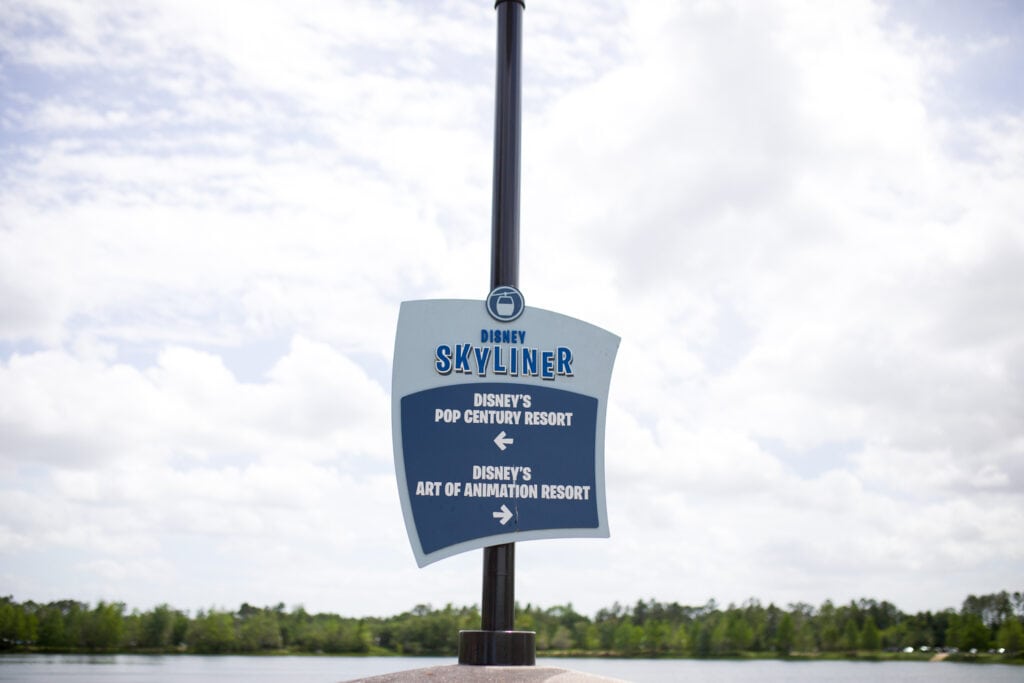 disney's skyliner sign