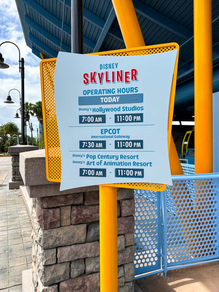 skyliner hours