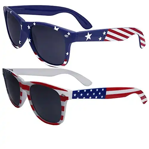 2 Pairs American Sunglasses