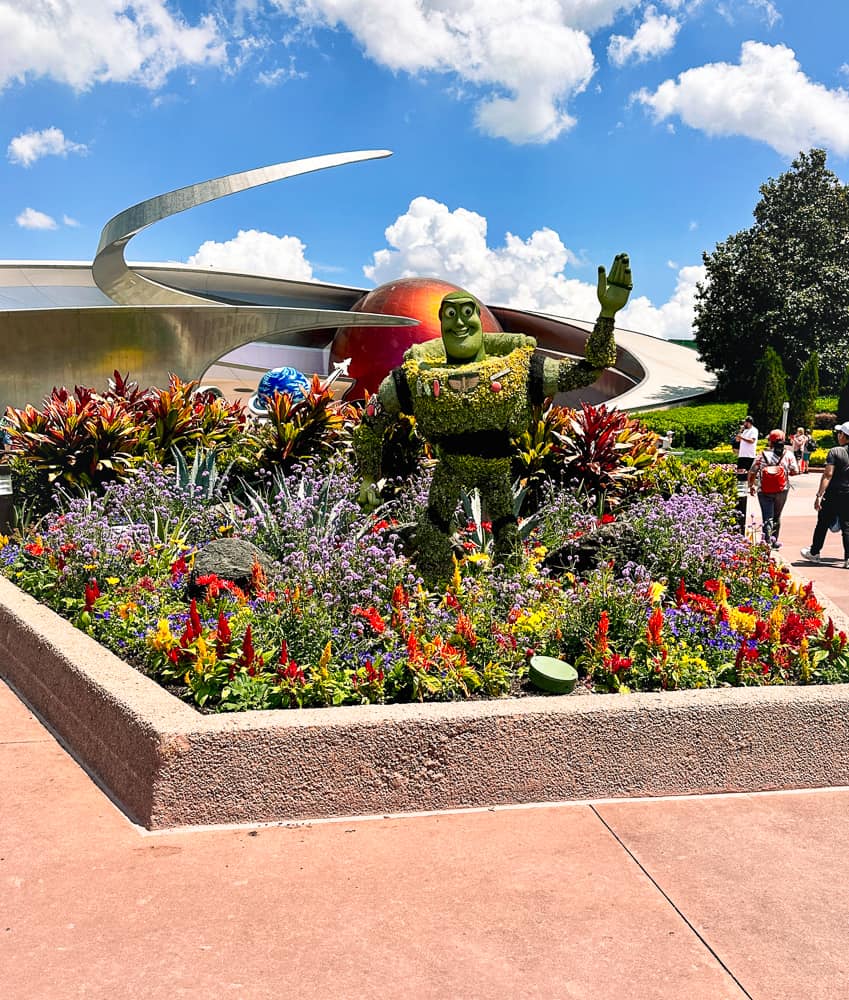 buzz lightyear flower and garden