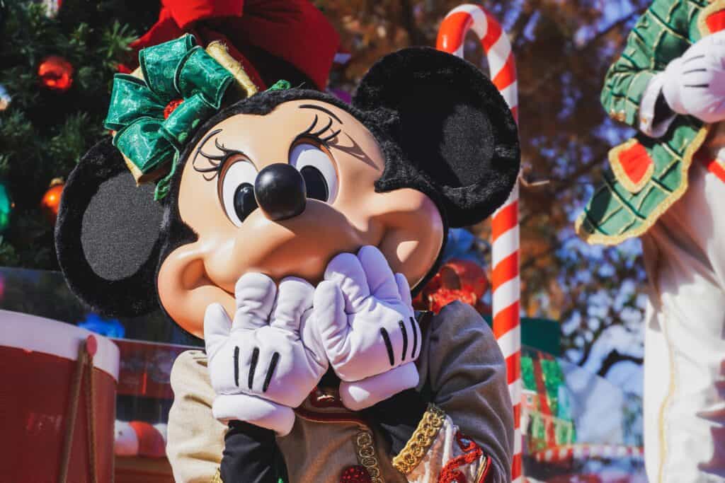 Minnie Mouse at Christmas