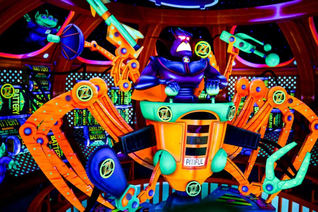 zurg at Buzz Lightyear's Space Ranger Spin