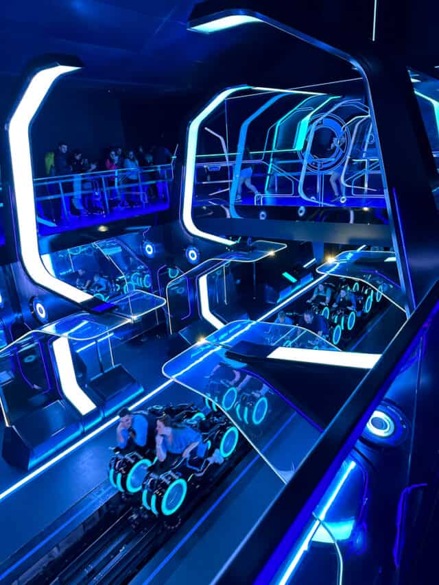 Tron Lightcycle Run - Fastest Coaster in Disney World