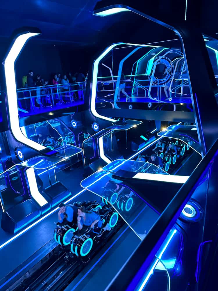 inside the tron ride