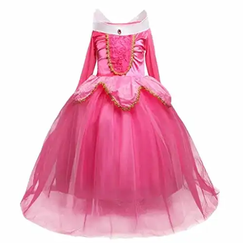 Sleeping Beauty Princess Party Girls Costume Dress