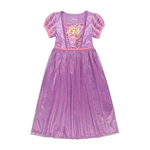 Disney Girls' Princess Fantasy Gown Nightgown, Rapunzel