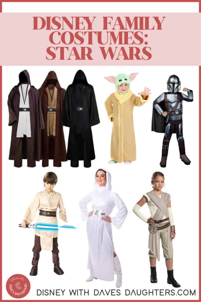 Star Wars Family Halloween Costume - Disney Halloween Costume Ideas - Disney Star Wars costumes for the family