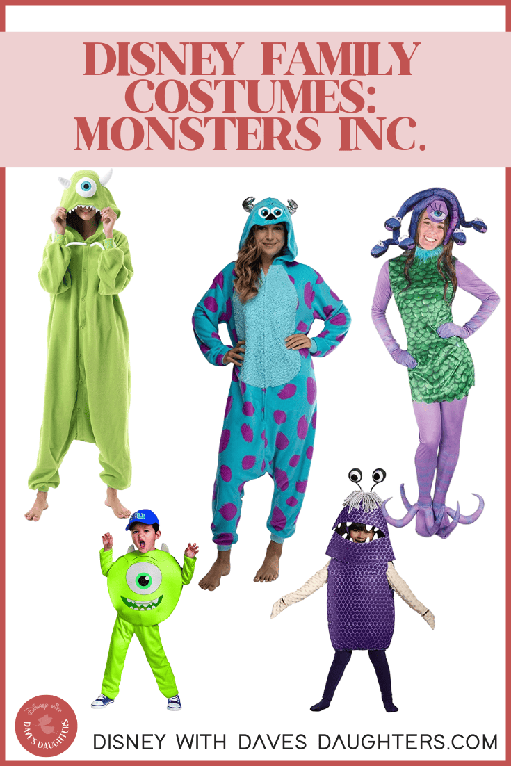 Monsters Inc Family Halloween Costume