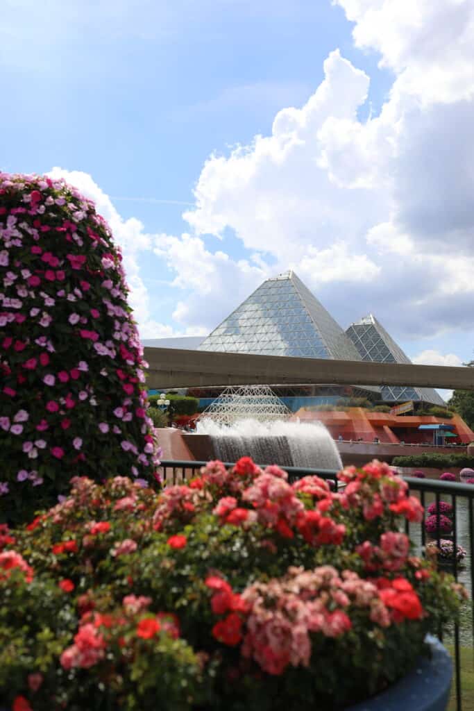 EPCOT fountain