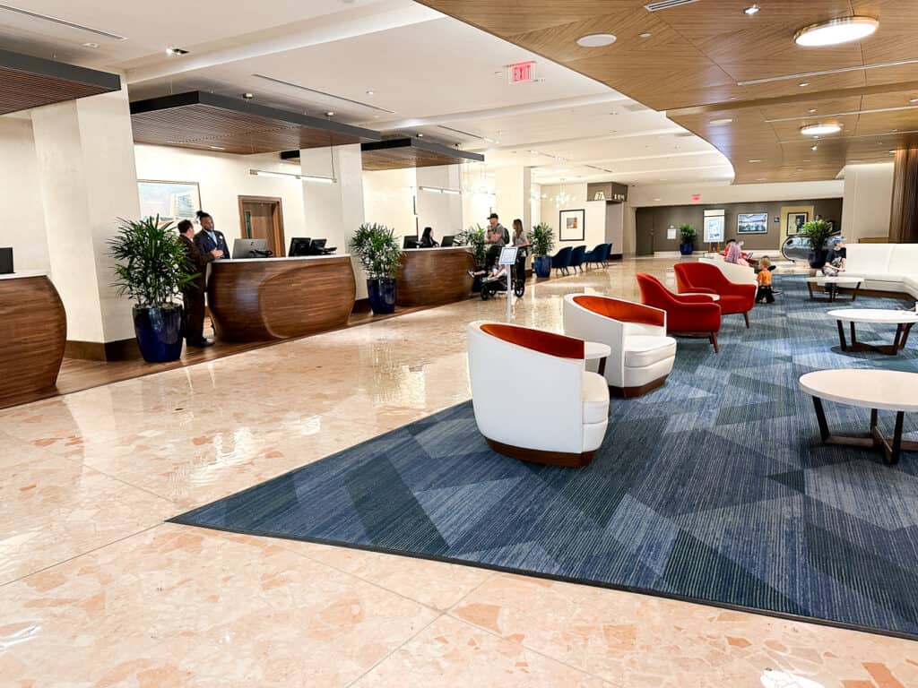 contemporary lobby