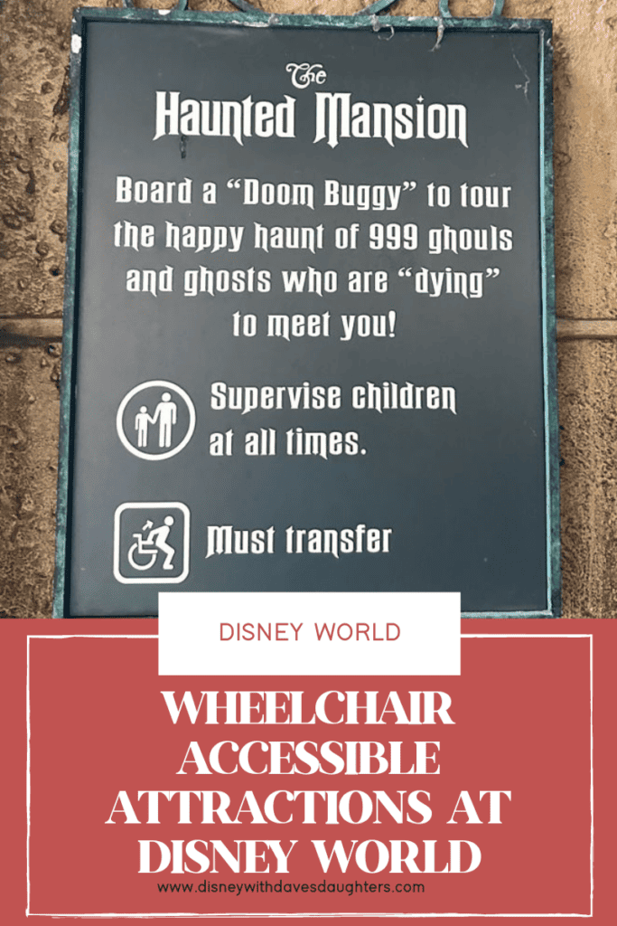 Wheelchair accessible rides at Disney World