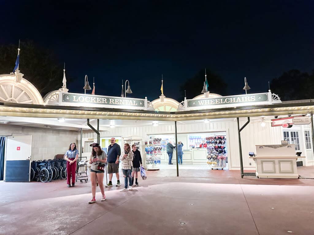 Rental location at Magic Kingdom