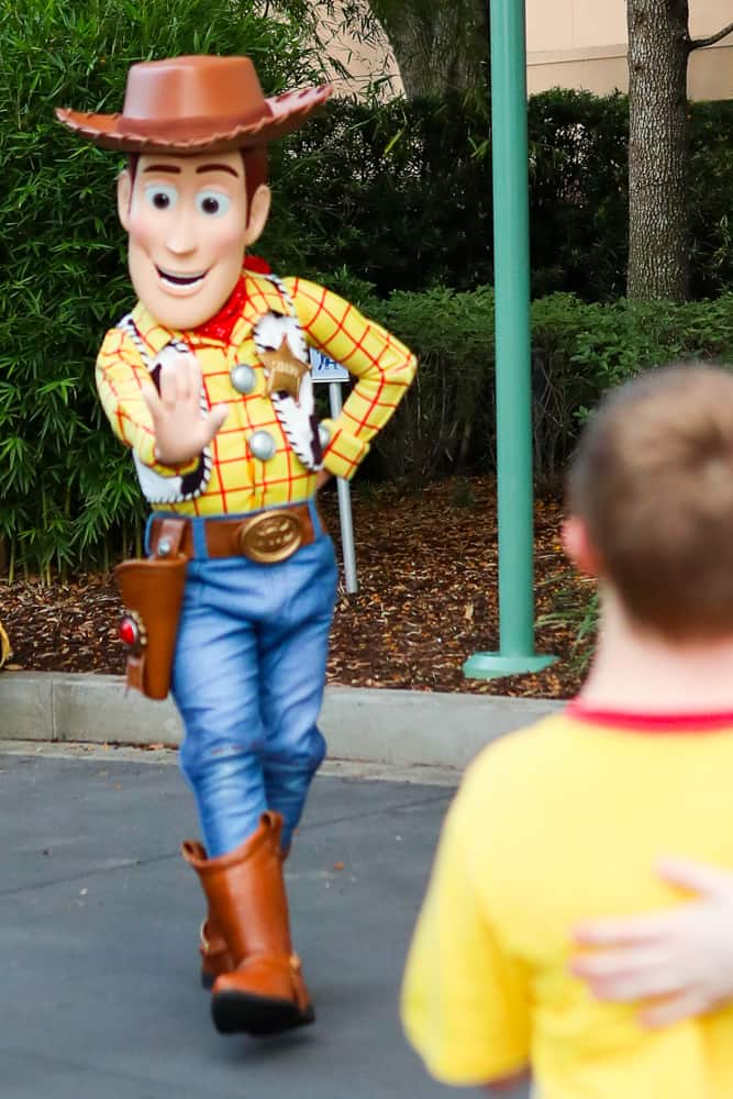 woody at toy story land