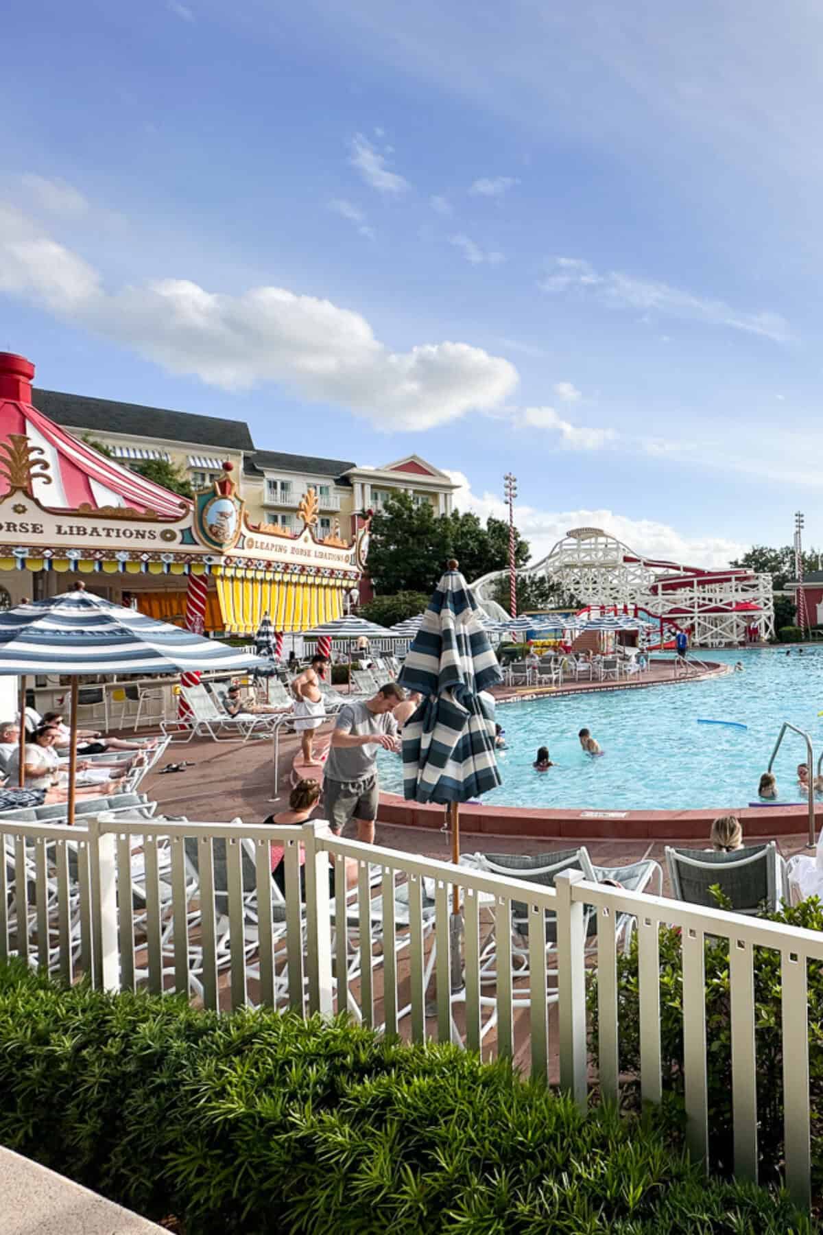 Boardwalk Inn pool area
