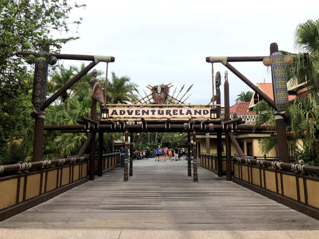 adventureland - club 33 entrance at magic kingdom