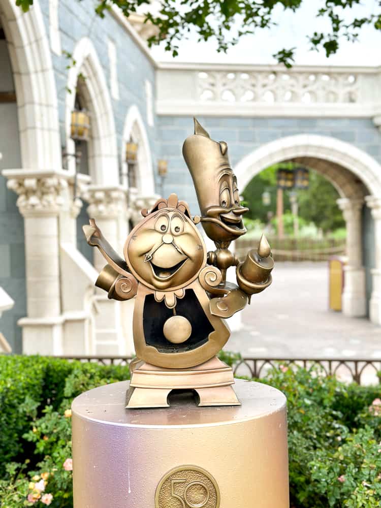 Lumiere and Cogsworth