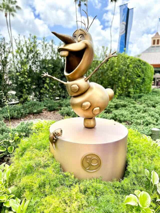 olaf-frozen-gold-statue_
