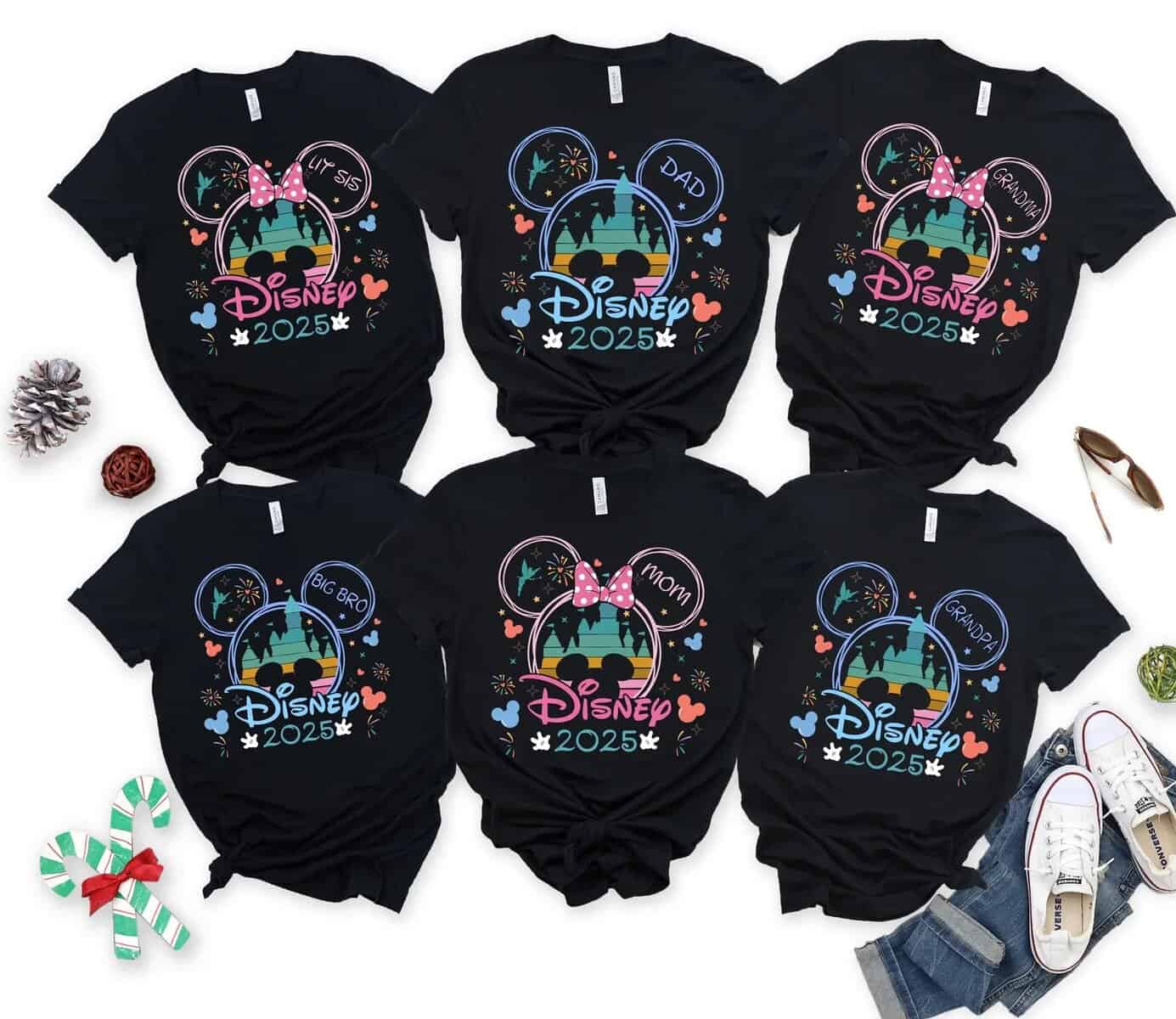 Disney Year Personalization Shirts