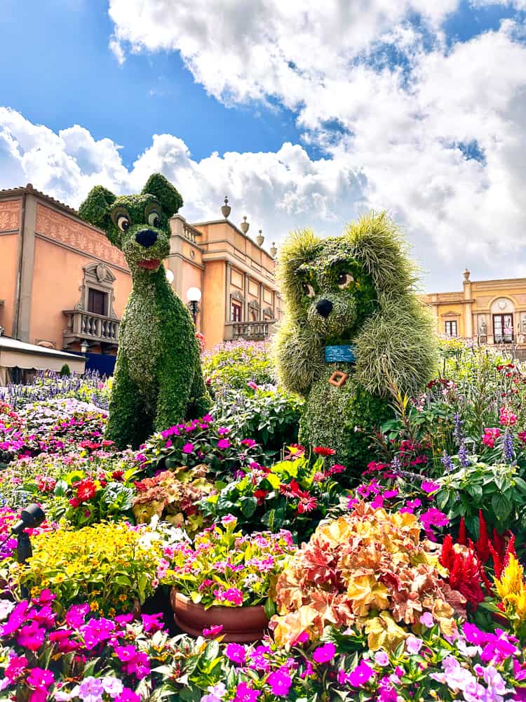 lady and the tramp flower and garden festival