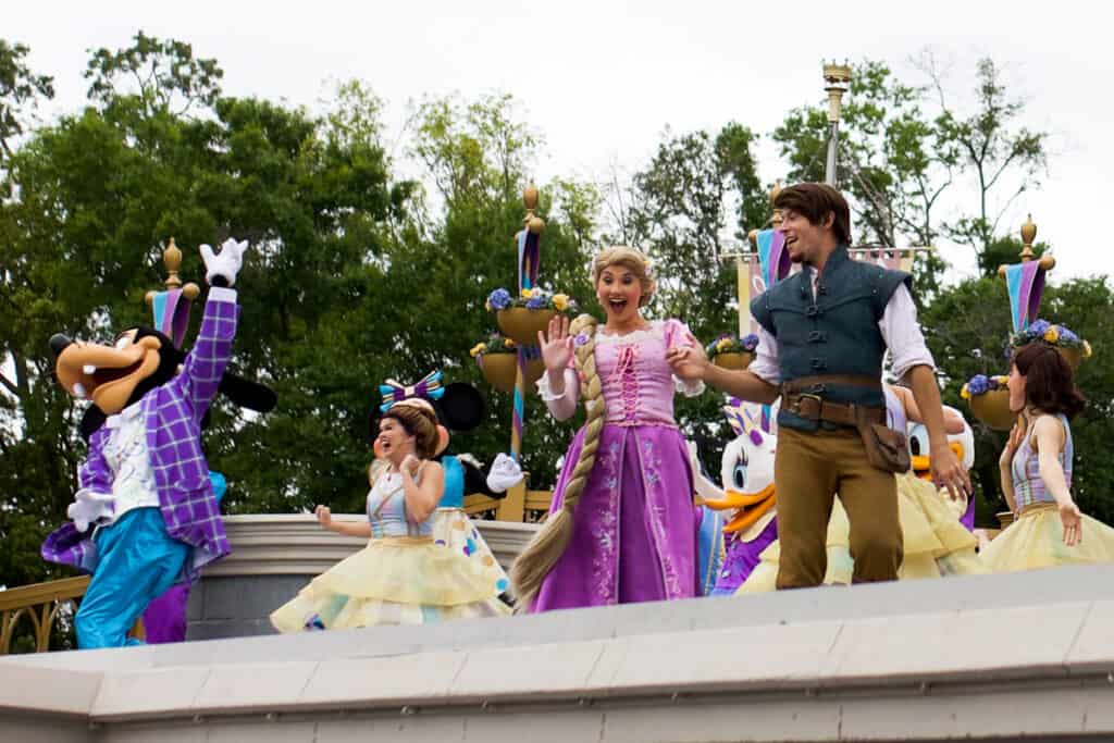 Rapunzel and Flynn and Friendship Faire 