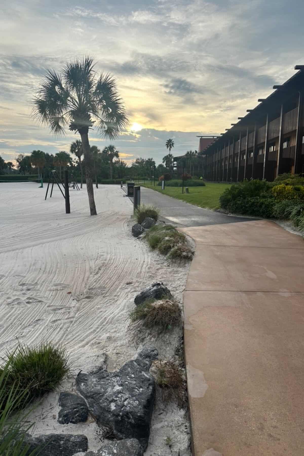 Polynesian beach
