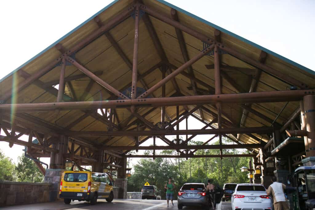 wilderness lodge entrance