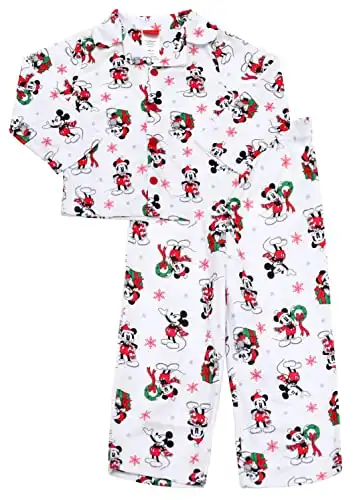 Disney Unisex Kid's 2 Piece Matching Pajama Set
