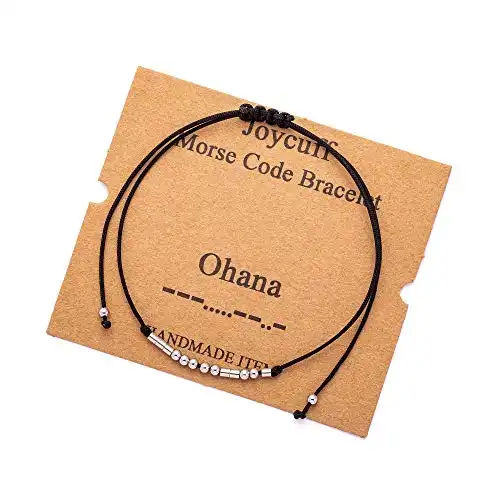 Ohana Morse Code Bracelet
