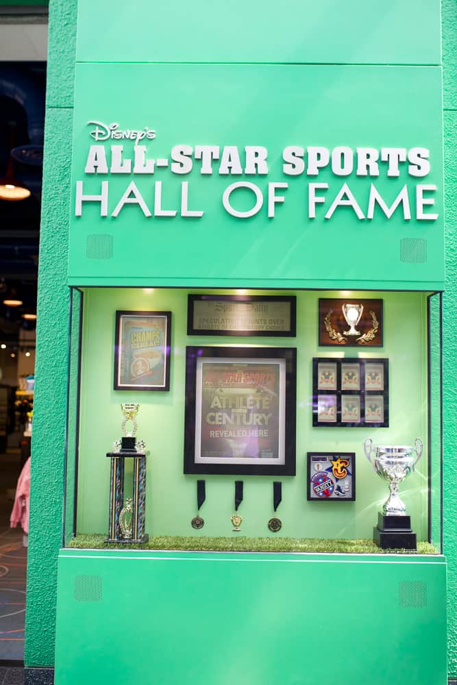 All Star Sports Resort hall of fame