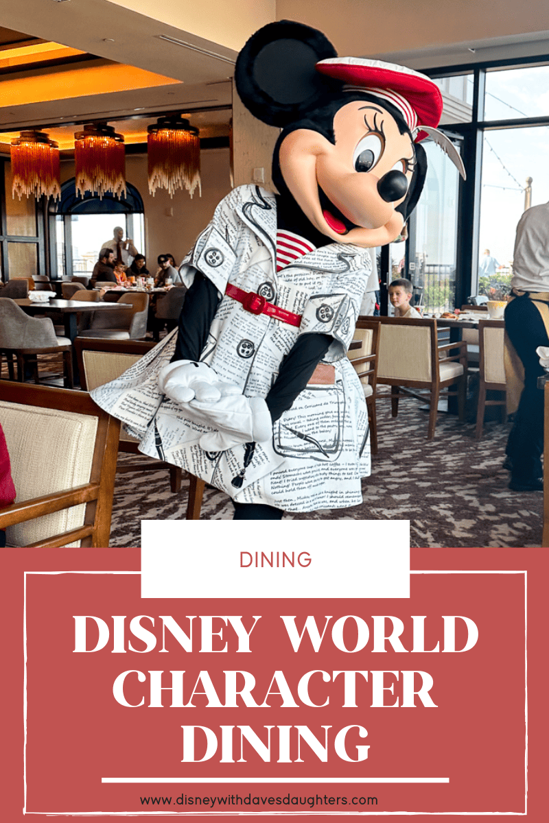 Character dining in Walt Disney World