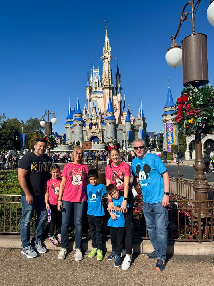 family at magic kingdom