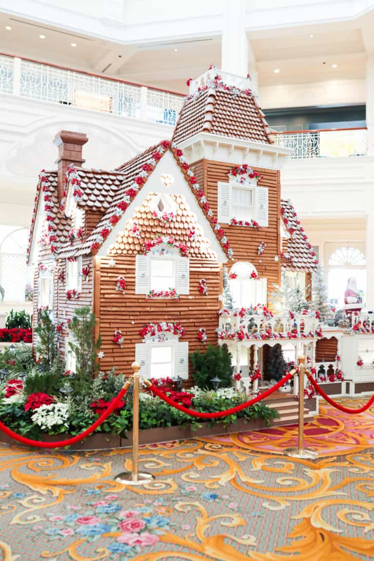 Disney World Gingerbread House Displays - Christmas 2025