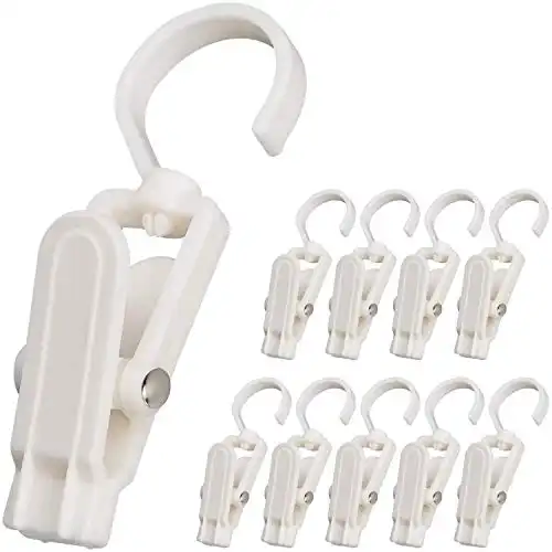Super Strong Plastic Family Travel Rotating Hanging Laundry Hook