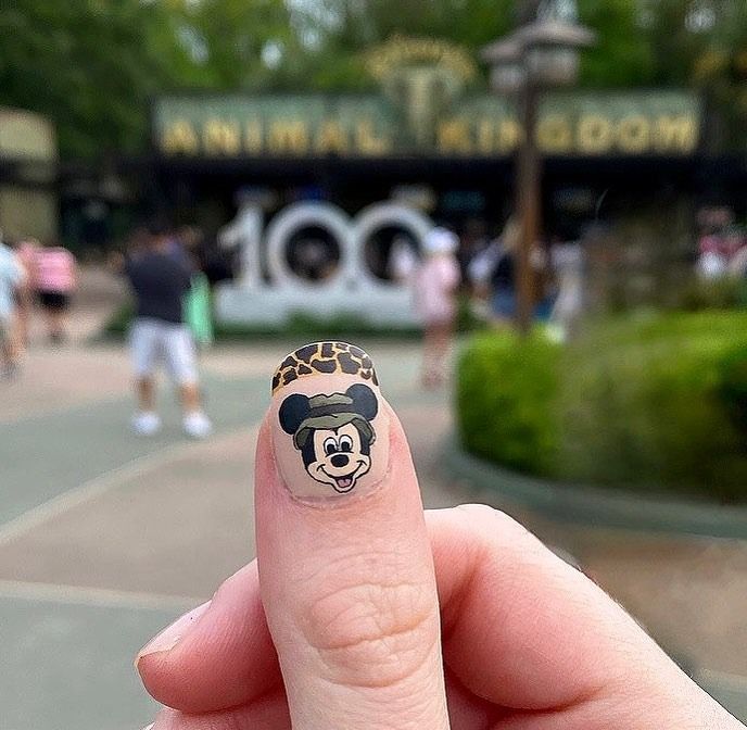 animal kingdom mickey nails