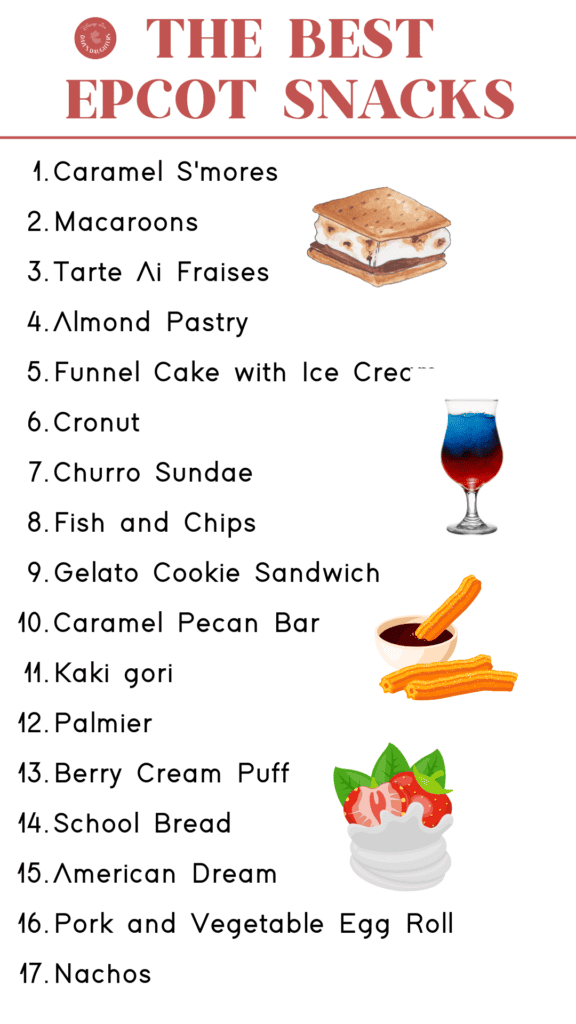 Best Epcot snacks list