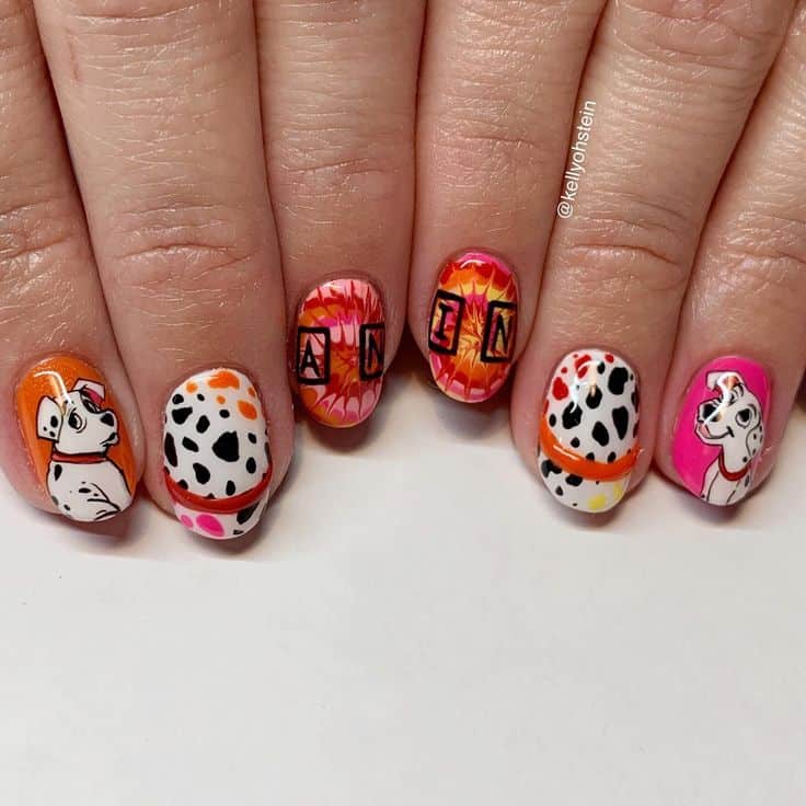 101 dalmations nails