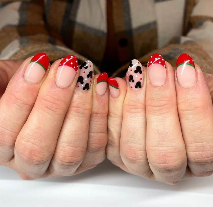 red and green mickey