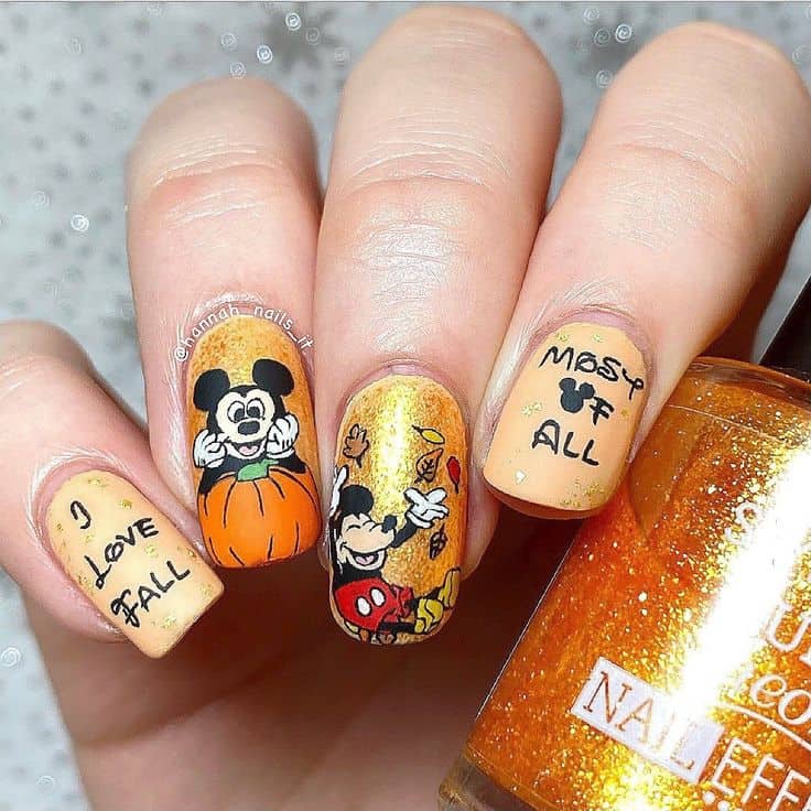 i love fall nails