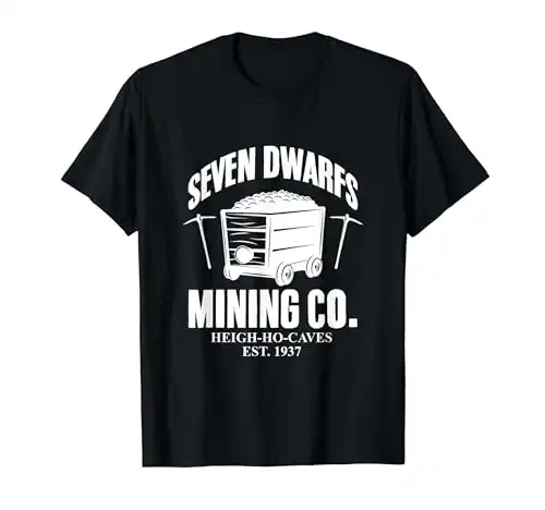 Seven Dwarfs Mining Co. Coal Miner Gold Miner Pitman T-Shirt