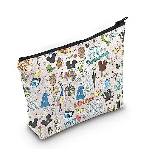 Movie Characters Collage Cosmetic Bag