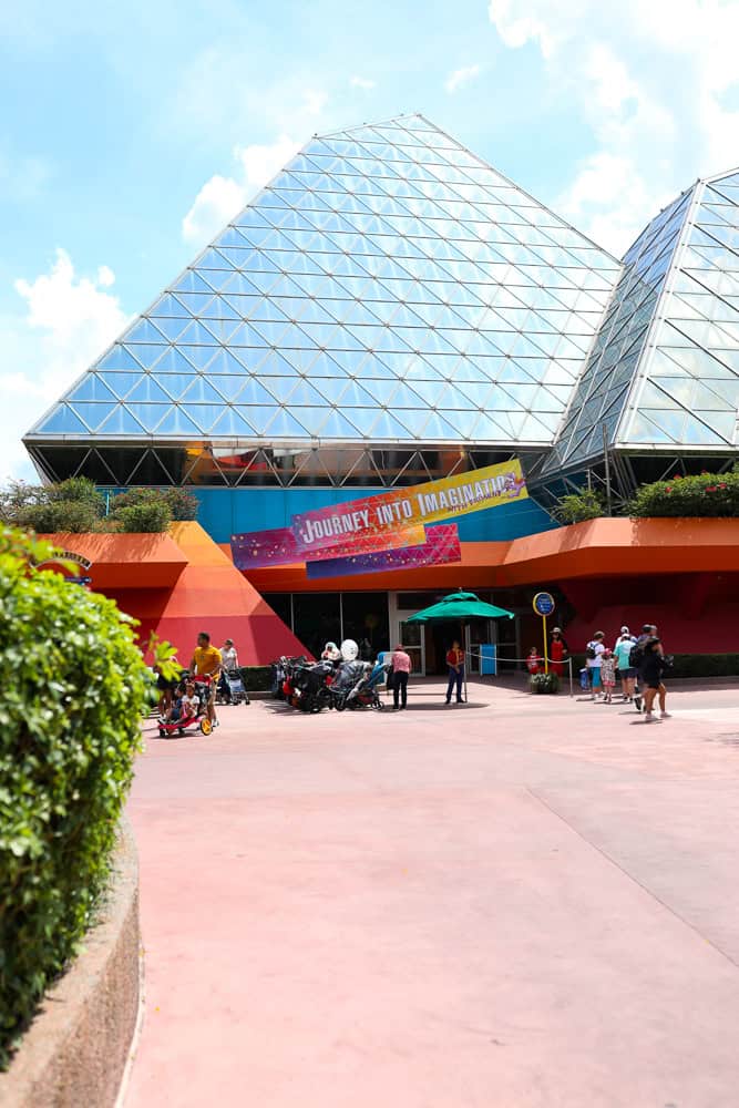 Journey Into Imagination in EPCOT entrance