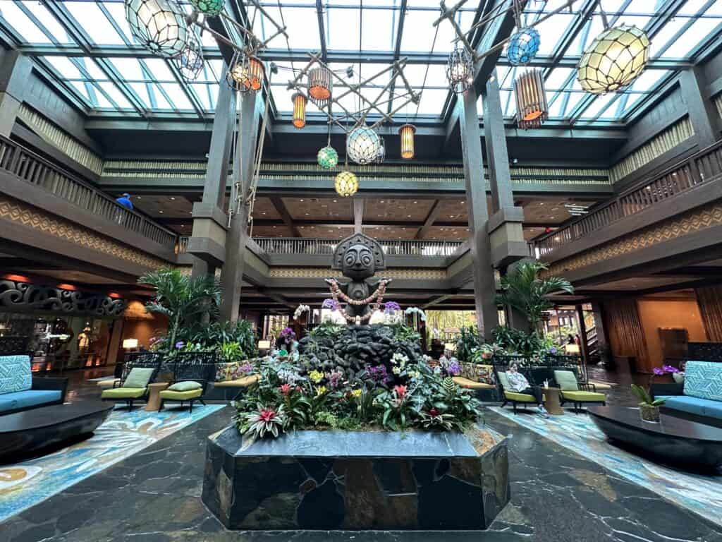 Disney's Polynesian resort lobby