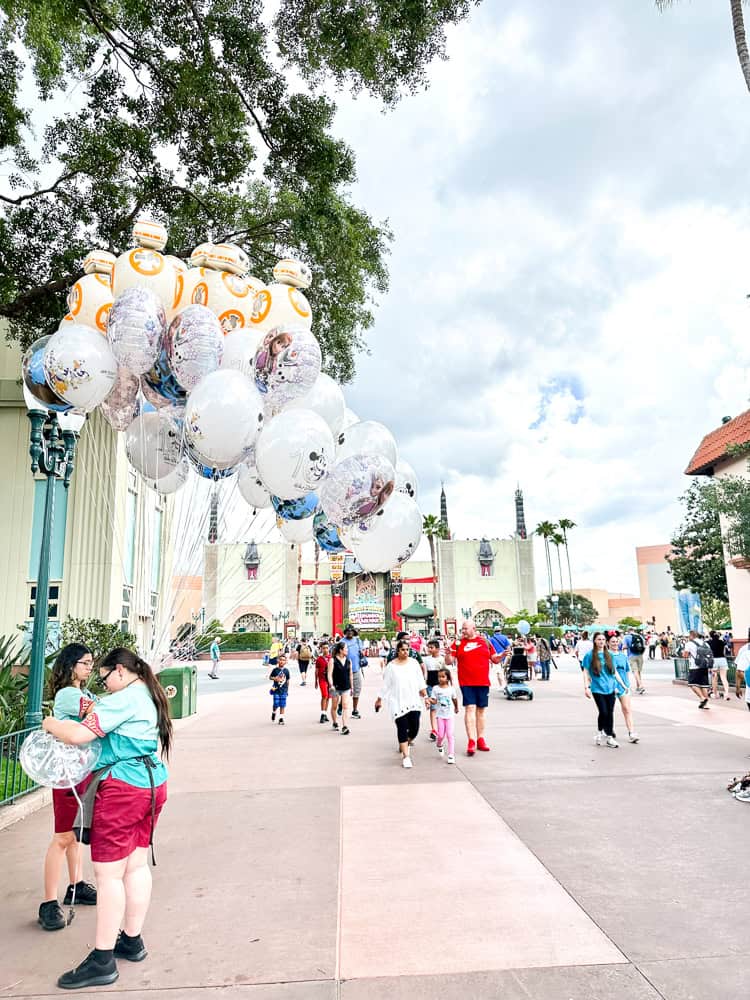 Balloons at Hollywood Studios.