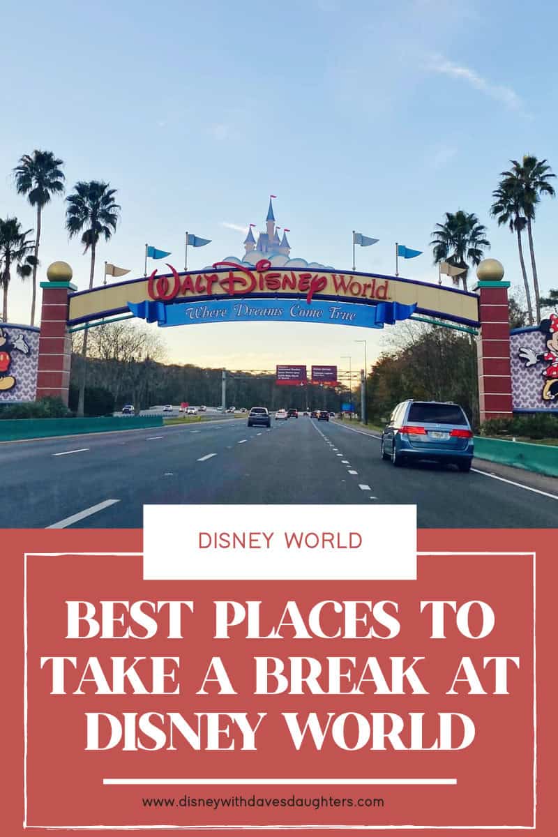 Best places to take a break in Walt Disney World parks