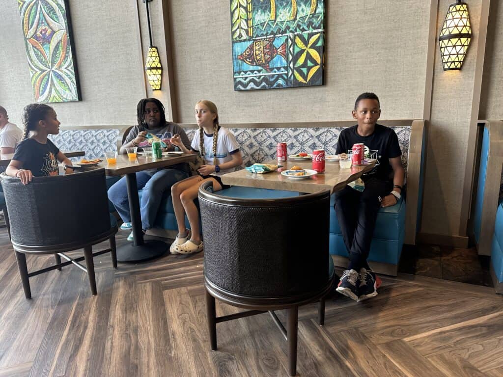 Family at Polynesian club level