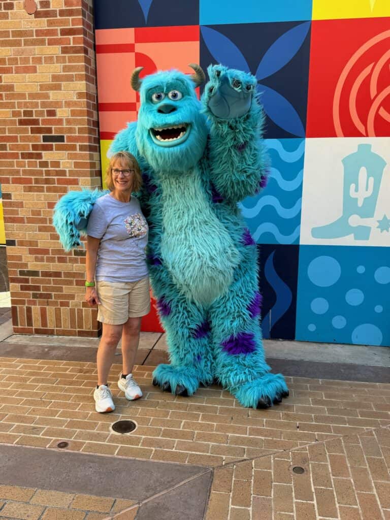 Sulley and a woman